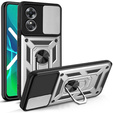 Case for Oppo A17, CamShield Slide, silver