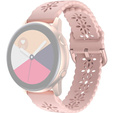 Silicone strap for 22mm Soft Hollowed-out, Pink