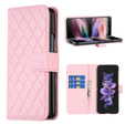 Flip case for Samsung Galaxy Z Fold6 5G, Wallet, BINFEN COLOR, pink