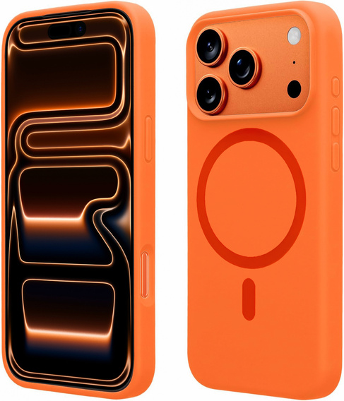 PC + silicone case with MagSafe for iPhone 17 Pro Max
