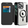Flip case for iPhone 11 Pro Max, RFID Wallet MagSafe CamShield, black