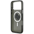 Karl Lagerfeld IML Glitter Karl & Choupette Sketch Logo MagSafe Case for iPhone 17 Pro Max