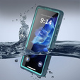 Waterproof case for Samsung Galaxy S25 Ultra, Redpepper, for MagSafe, blue