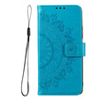 Flip case for Samsung Galaxy A53 5G, Mandala, blue