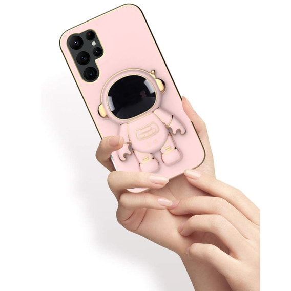 Case for Samsung Galaxy S23 Ultra, Astronaut, pink