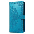 Flip case for Samsung Galaxy M23 5G / M13, Mandala, blue