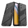 Case for OnePlus Nord 2 5G, Military kickstand, blue