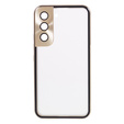 Case for Samsung Galaxy S21, Magnetic Dual Glass, gold