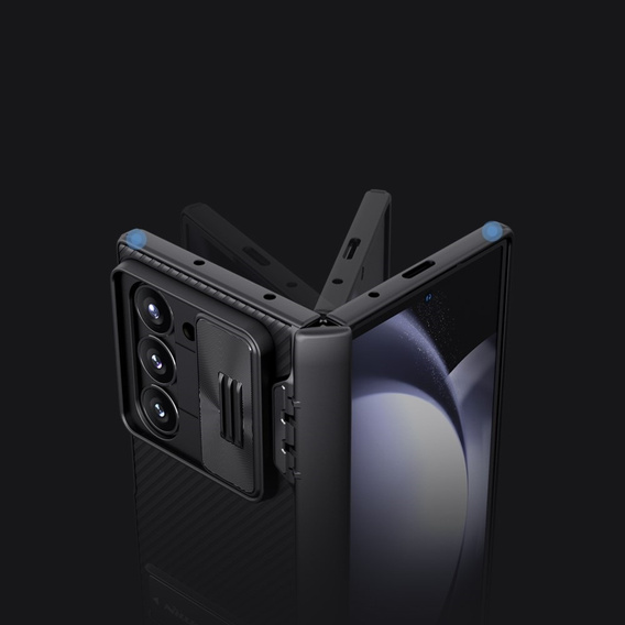 Case for Samsung Galaxy Z Fold6 5G, Armored Nillkin, CamShield Pro, black