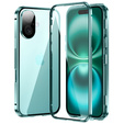 Case for iPhone 16, Magnetic Dual Glass, green