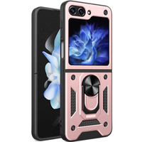 Armor Case for Samsung Galaxy Z Flip5 5G, Nox Case Ring, pink rose gold