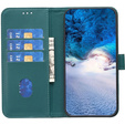 Flip case for Samsung Galaxy A55 5G,BINFEN Wallet, green