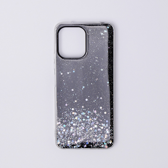 Case for Xiaomi Redmi 12, Glittery, black