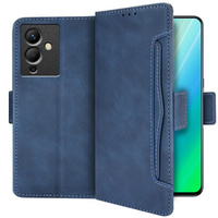 Flip case for Infinix Note 12 5G, Card Slot, dark blue