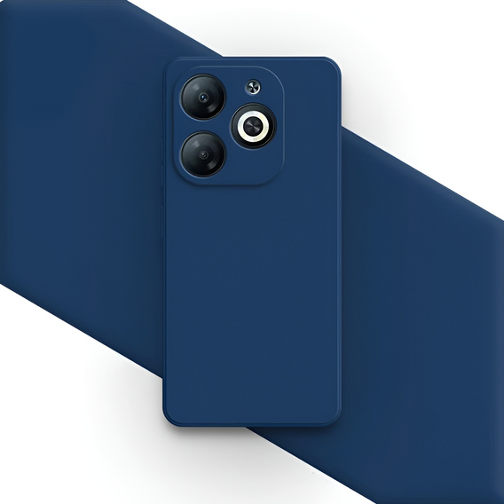 Case for Infinix Hot 40i, Silicone Lite, blue