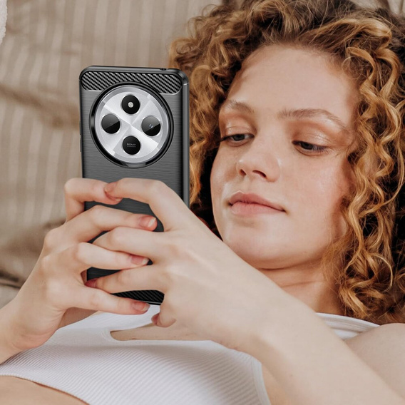 Case for Xiaomi Redmi 14C / Xiaomi Poco C75, Carbon, black
