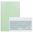 Case + keyboard Samsung Galaxy Tab A7 Lite 8.7 T220 / 225, light green