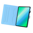 Case for iPad 10.2" 2021/2020/2019 (9/8/7 gen.), with flap, animal, blue