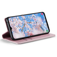 CASEME flip case for Samsung Galaxy A14 5G, Waxy Textupink, pink