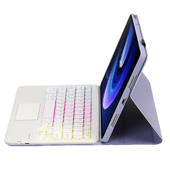 Case + keyboard Xiaomi Pad 6 / 6 Pro, with touchpad, purple
