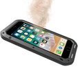 Love Mei Case for iPhone 8 Plus / 7 Plus, armored with glass, black