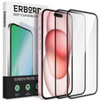 2x Ceramic ERBORD Hybrid Glass for iPhone 15 Plus