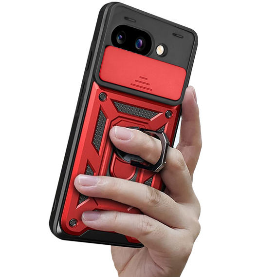 Case for Google Pixel 9A, CamShield Slide, red
