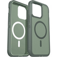 Case with frame for iPhone 15 Pro Max, for MagSafe, green