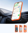 Magnetic case with integrated camera glass for iPhone 17 Pro Max
