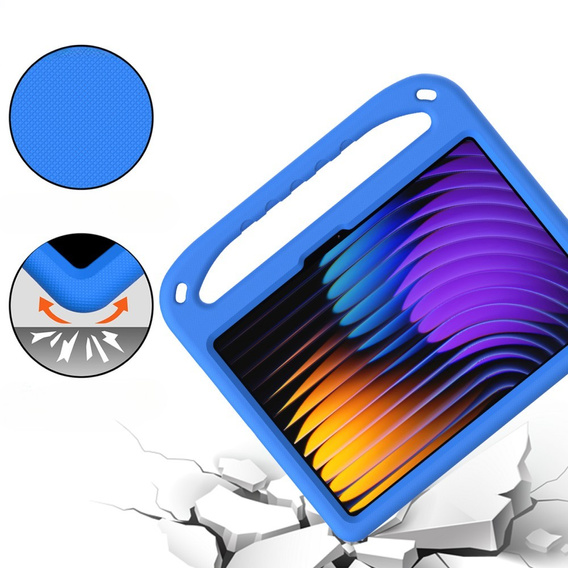 Children's case for Xiaomi Pad 7 / 7 Pro, with handle, blue