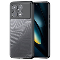 DuxDucis case for Xiaomi Poco F6 Pro, Aimo case, transparent / black