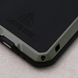 Love Mei Case for iPhone 12, armored with glass, green