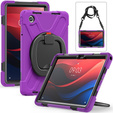 Children's case for Lenovo Tab M11, armored with strap, purple