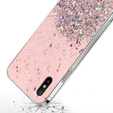 Case for Xiaomi Redmi 9A, Glittery, pink