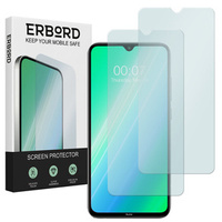 2x Tempered Glass for Xiaomi Redmi Note 8T, ERBORD 9H Hard Glass for phone screen