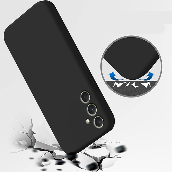 Case for Samsung Galaxy A34 5G, Silicone Lite, black