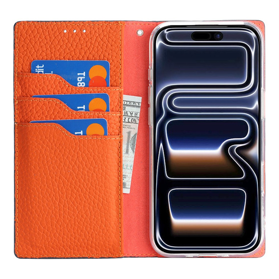 Litchi Skin Grain flip case for iPhone 17 Pro Max