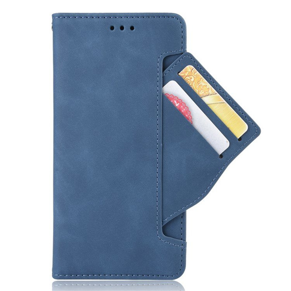 Flip case for Huawei Nova Y70 4G, Card Slot, blue
