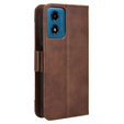Flip case for Motorola Moto G24 / G24 Power / G04, Card Slot, brown