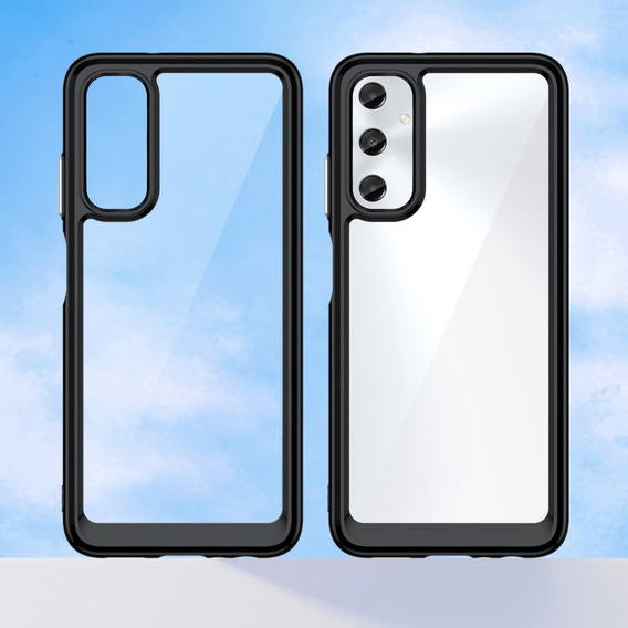 Case for Samsung Galaxy A05s 4G, Fusion Hybrid, transparent / black