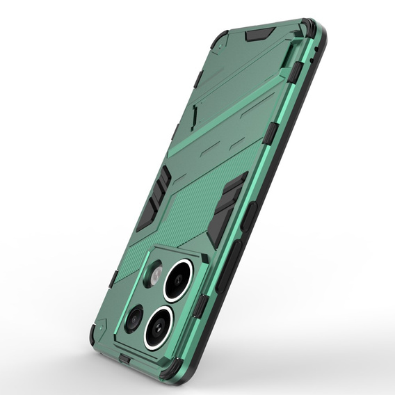 Case for Xiaomi Redmi Note 13 Pro 5G, Military kickstand, green