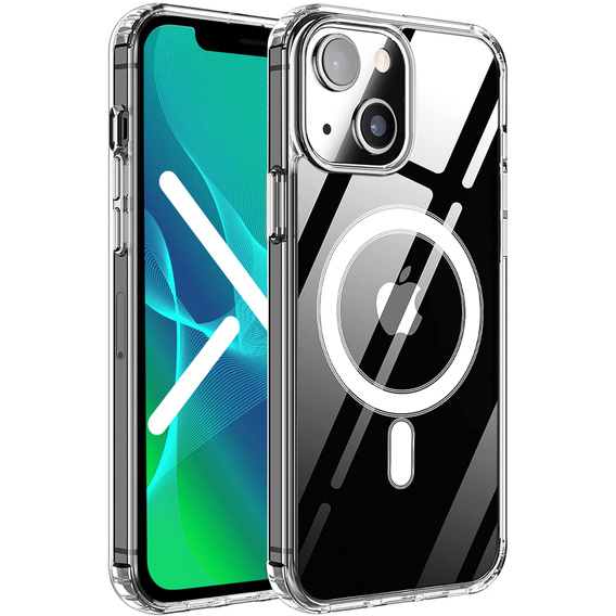 Case for iPhone 13, ERBORD Hybrid MagSafe Case, blue