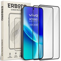 2x ERBORD 3D tempered glass for Vivo X300