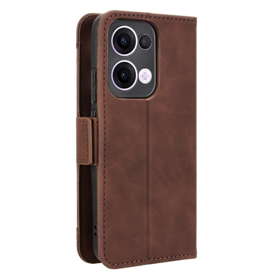 Flip case for Oppo Reno 13, Card Slot, brown