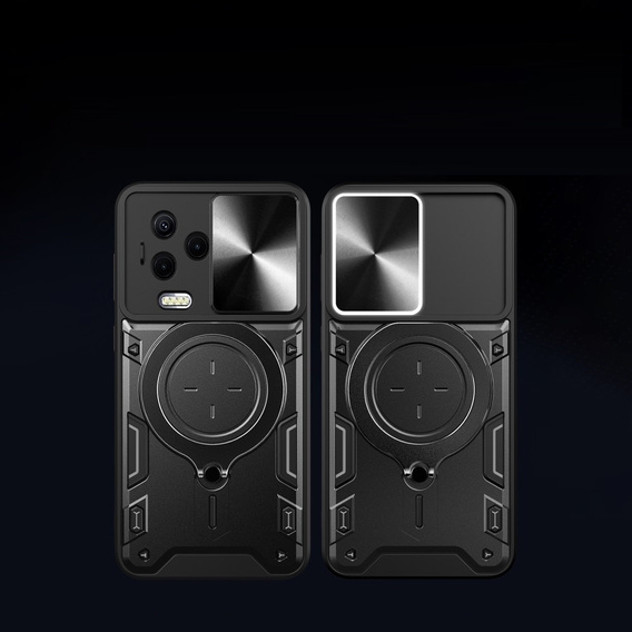 Armor case for Infinix Note 12 2023, CamShield Slide, black