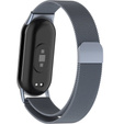Milanese Bracelet Strap with Case for Xiaomi Smart Band 10 / 9 / 8, grey