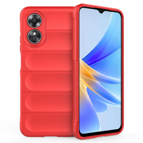 Case for Oppo A17, Gaming Shockproof, red