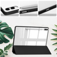 Case for Samsung Galaxy Tab S9 FE+ Plus, Smartcase Hybrid, with stylus space, black
