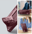 Armored case for Samsung Galaxy S25, Dexnor Full Body (Two Frames), red