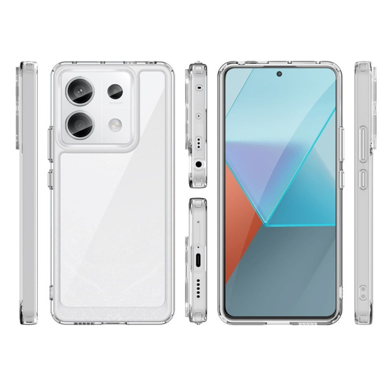 Case for Xiaomi Redmi Note 13 Pro 5G, Fusion Hybrid, transparent